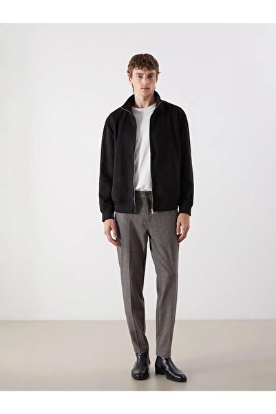 LC Waikiki Стандартна форма з вертикальним коміром, чоловічий дублянка із замші (W5)