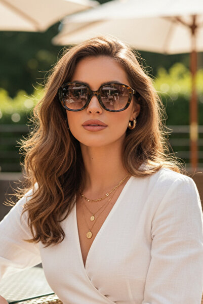 Kapin Oval Çerçeve Kadın Güneş Gözlüğü