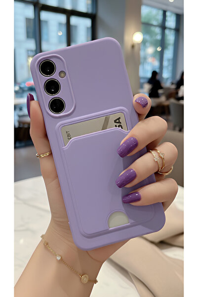TechTrove Samsung Galaxy A26 Kılıf Kart ve Resim Bölmeli Soft Renkli Silikon ...