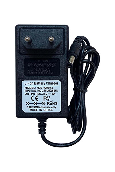 OEM Li-Ion 21V 2A charger with 5.5/2.5mm plug (525)