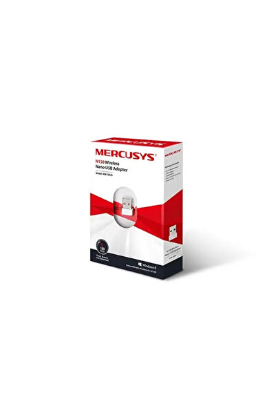 Mercusys Adaptor rețea wireless Mercusys MW150US, USB, 150 Mbps, alb/roșu