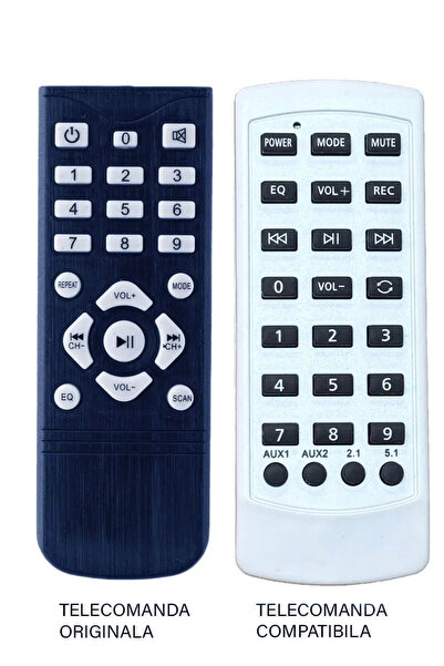 OEM Replacement remote control for JRH 15 PRO portable speaker compatible with the original (654)