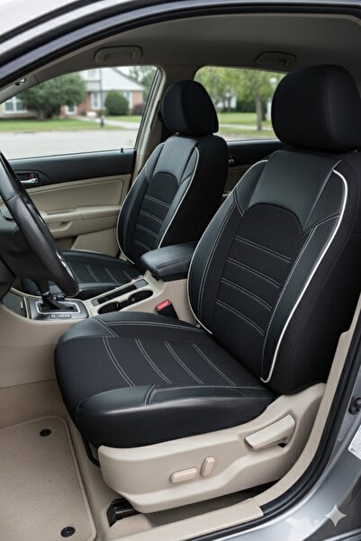 ORQİDE Sumix Beyaz Serisi Renault Fluence Koltuk Kılıfı TAM SET