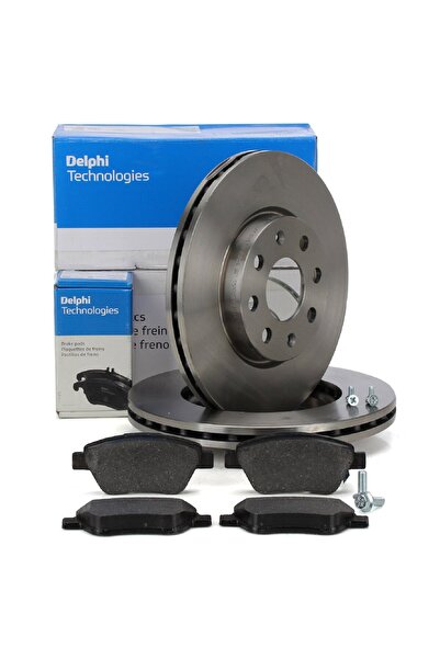 DELPHİ Opel Corsa D 1.3 Dizel Motor Ön Fren Diski + Ön Fren Balata Takımı Marka BG4004 / LP1899