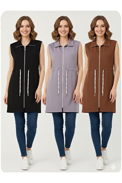 sarıdağ Modal Vest Is a Modest Vest Jacket.