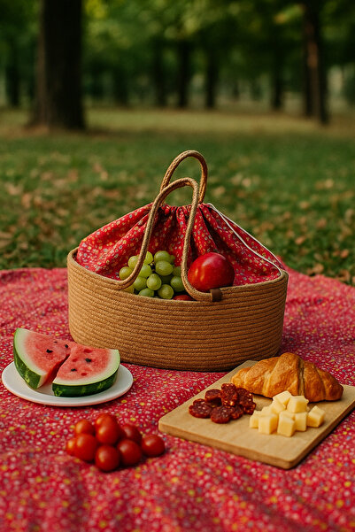 Ahs Tasarım Floral Picnic and Tablecloth Stylish and Modern