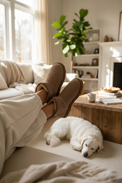 Sivarro Ultra Mini Classic Semišové dámské boty - Mink