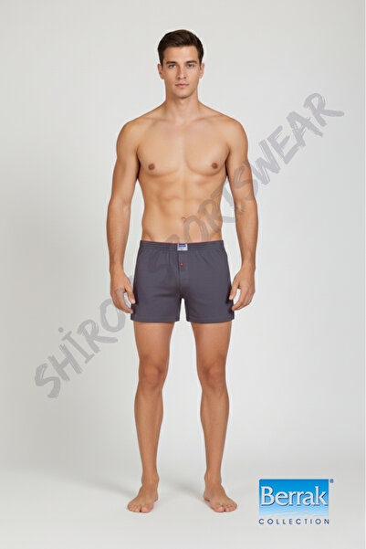Shiron Sportswear&Company Men's Boxer Combed Cotton 5-Pack 100% Cotton - Berrak 1099