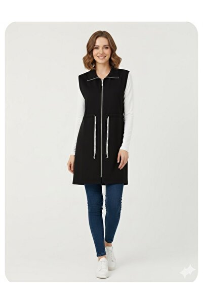 sarıdağ Modal Vest Is a Modest Vest Jacket.
