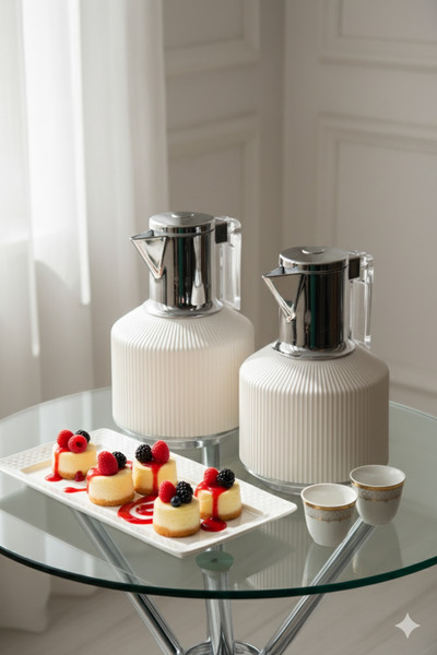 Generic طقم ترامس ثلاجات شاي وقهوة 1 لتر