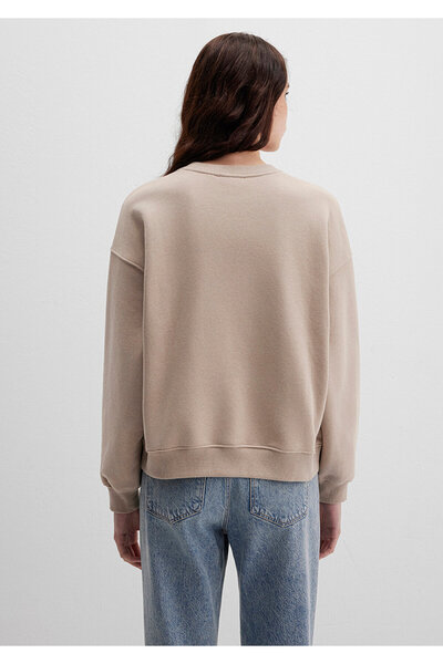 Mavi Logo Printed Brown Sweatshirt 1S10490-70344