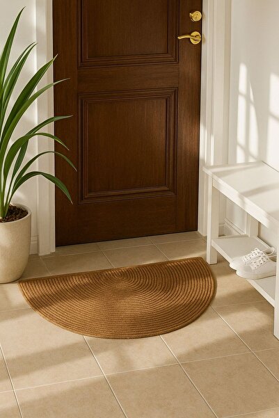 SFB Home Textile Hasır, Jüt, Pamuklu, Kapı Önü Paspası, Bohem Tarzı Paspas, Yıkanabilir Paspas, Jüt Paspas