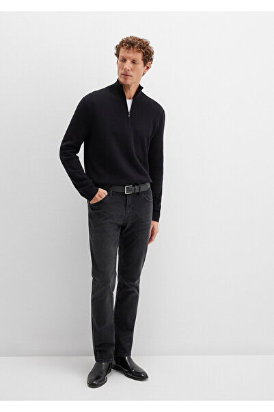 Mavi Half zip sweater black