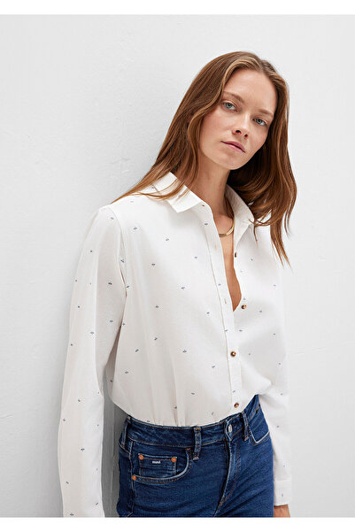 Mavi Printed White Shirt Loose Fit / Relaxed Fit 1211286-91353