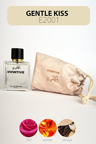 INNATIVE E2001 Eny GENTLE KISS Edp 50 ml Türk Gülü-Meyve Uyumu Kadın Parfümü