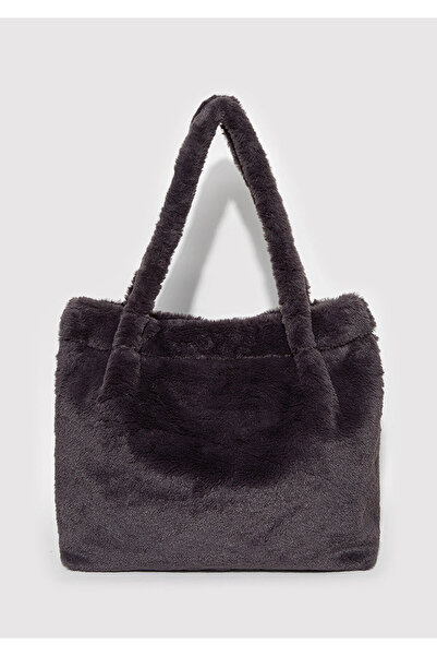 Mavi Anthracite Plush Shoulder Bag 197617-80867