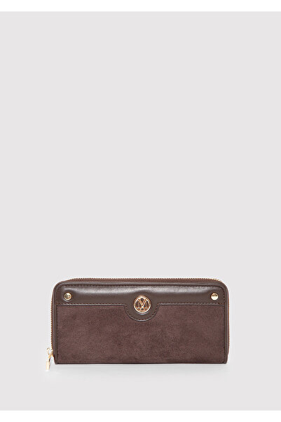 Mavi Faux Suede Brown Wallet 1913338-88062