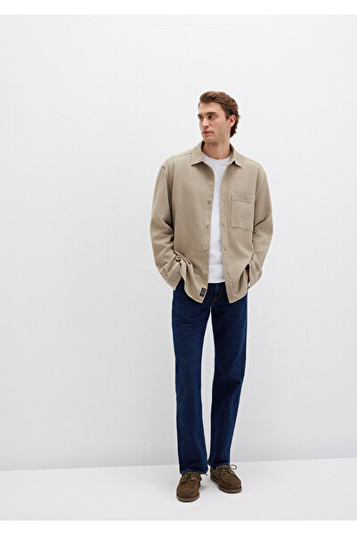 Mavi Pocket Detailed Beige Shirt Loose Fit / Relaxed Fit 0211760-70360