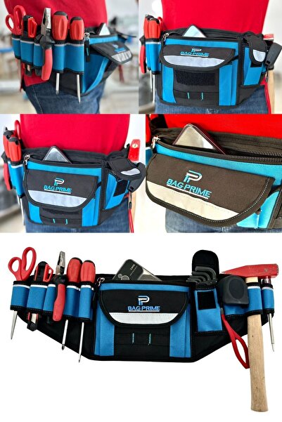 Satış Diyarı Waist Type Hardware Bag, Tool Bag, Cloth Tool Bag with Belt Clip, Masters and Technicians