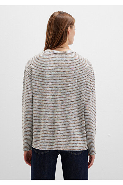 Mavi Crew Neck Striped T-Shirt Regular Fit / Standard Cut 1613600-91236