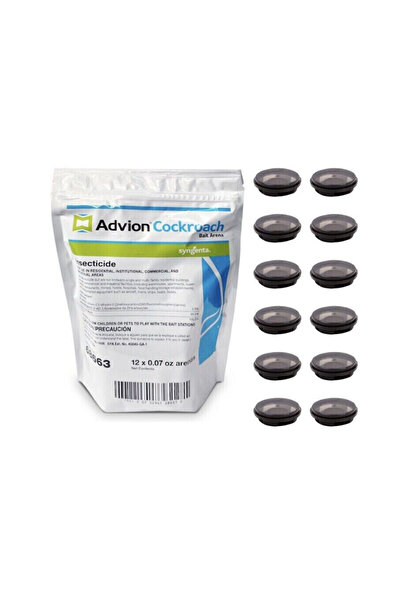 Syngenta Advion محطة طُعم الكريكيت - أرينا 68663، 12 قطعة من أدفيون، أبيض
