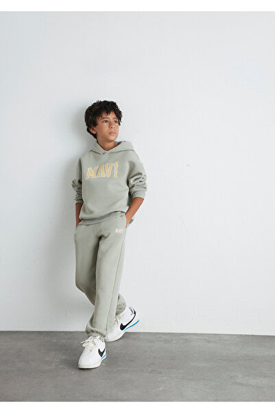 Mavi Logo Printed Green Sweatpants 6010000-70155