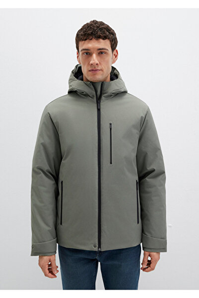 Mavi Black Hooded Green Coat Loose Fit / Relaxed Fit 0110676-85485