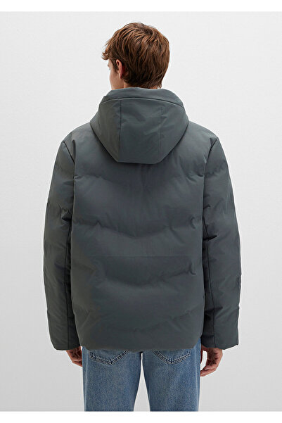 Mavi Water Repellent K Hooded Green Inflatable Coat 0110651-71598