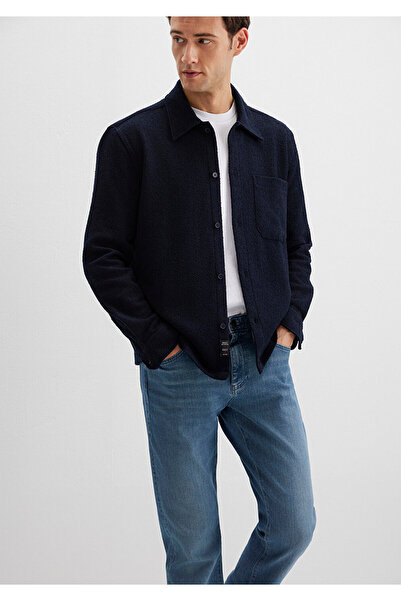 Mavi Men's Black Navy Blue Shirt 0211772-83699