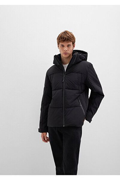 Mavi Water Repellent K Hooded Black Inflatable Jacket 0110675-71379