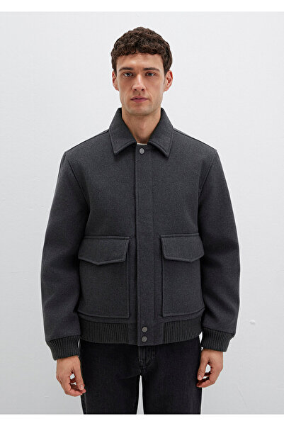 Mavi Wool Blend Anthracite Jacket Regular Fit / Regular Cut 0110658-80023