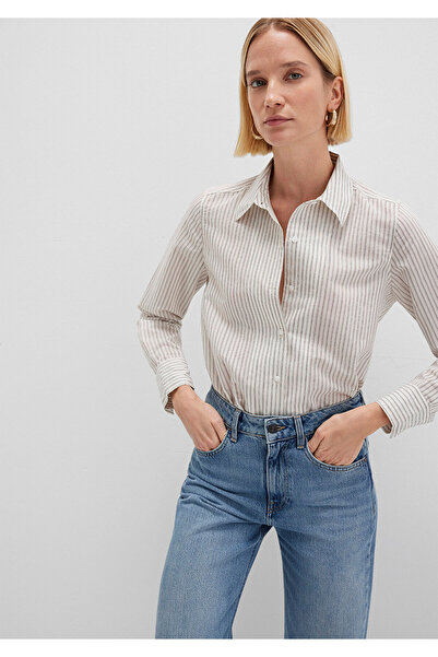 Mavi Striped Ecru Shirt Regular Fit / Regular Cut 1211353-91345