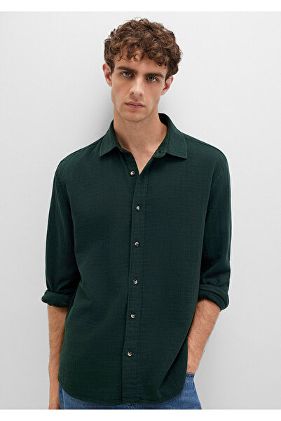 Mavi Green Shirt Regular Fit / Regular Cut 0211518-85370