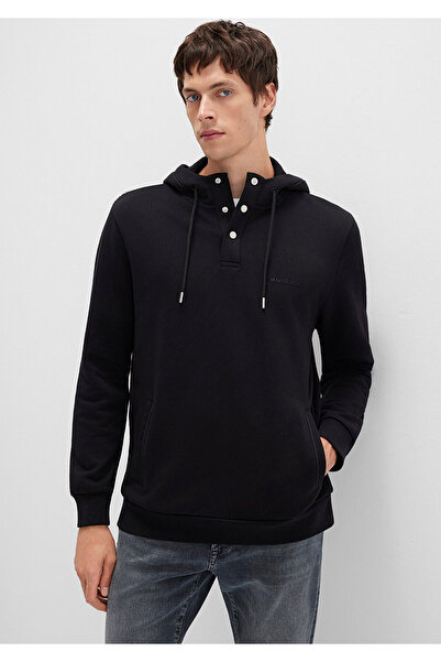 Mavi Black Hooded Black Sweatshirt 0S10384-900