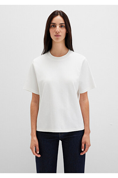 Mavi Ecru Basic Interlock T-Shirt Loose Fit / Relaxed Fit 1613820-70057