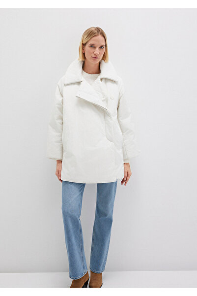 Mavi Parka gonflabilă ecru cu detaliu guler Regular Fit / Normal croială 1110535-70052