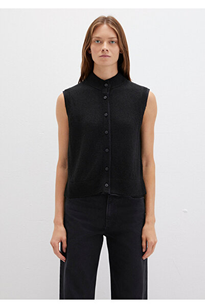 Mavi Wool Blend Black Vest Regular Fit / Regular Cut 1710791-900