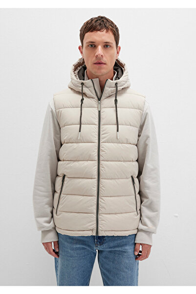 Mavi Hooded Beige Puffer Vest Regular Fit / Regular Cut 0110604-70144