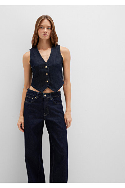 Mavi Women's Navy Blue M1110754-90555 Polına Rinse