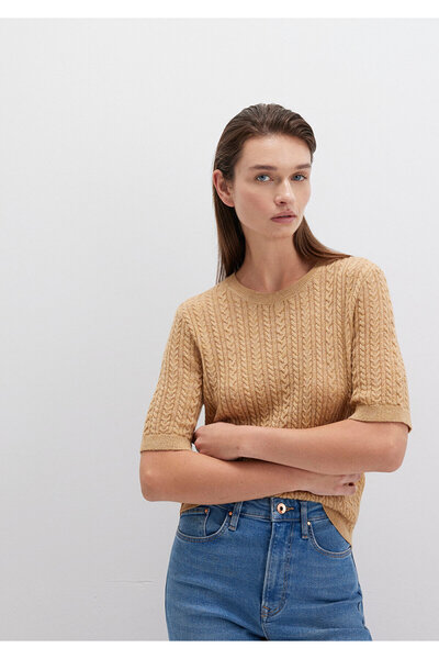 Mavi Short Sleeve Yellow Sweater Slim Fit / Slim Fit 1710702-90659