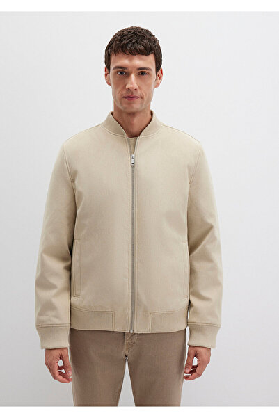 Mavi Beige Faux Leather Jacket Regular Fit / Regular Cut 0110639-70186