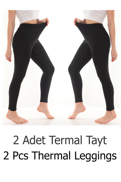 KonForYou 2 عبوة من الجوارب الحرارية الشتوية للجنسين| ملابس داخلية قطنية مرتف...