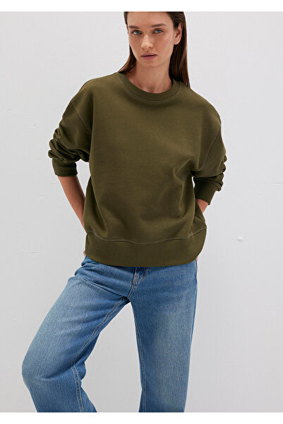 Mavi Crew Neck Khaki Sweatshirt 1S10390-71589