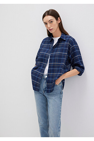 Mavi Карельська сорочка Lacivert Loose Fit / Bol Rahat Kesim 1211202-83150