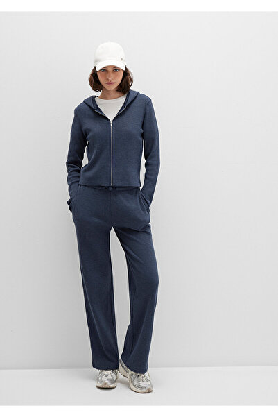 Mavi Textured Navy Blue Sweatpants 1011033-32184