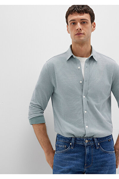 Mavi Green Knitted Shirt Slim Fit / Slim Fit 0211513-70131