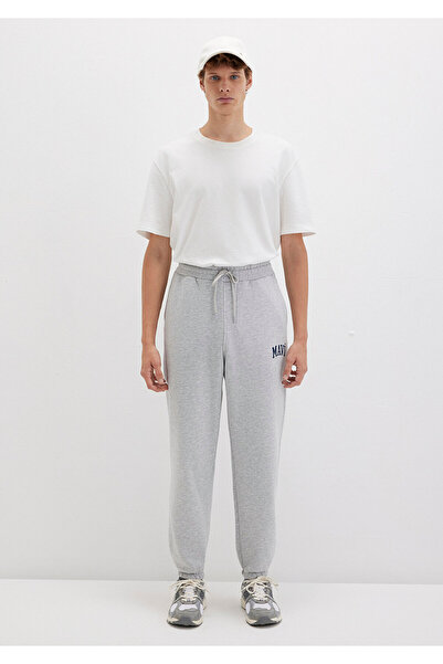 Mavi Logo Printed Gray Sweatpants 0010207-80018