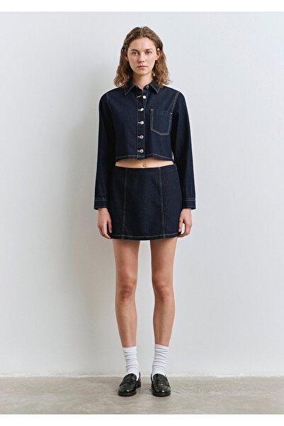 Mavi Rinse Denim Shirt Regular Fit 1211167-85481