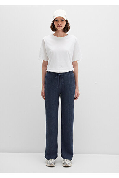 Mavi Textured Navy Blue Sweatpants 1011033-32184