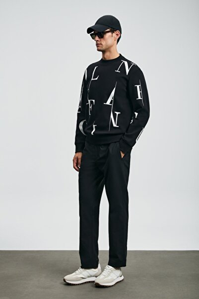 Lufian 112030184 Tiffany Men's Sweatshirt Black